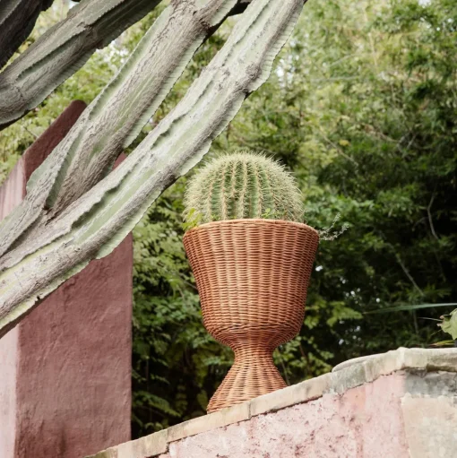 Ferm Living Agnes Plantestand Lav Rattan