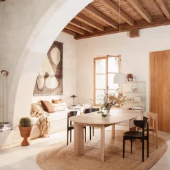 Ferm Living Agnes Plantestand Lav Rattan