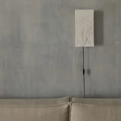 Ferm Living Argilla Váglampe Rektangulár Hvid