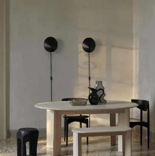 Ferm Living Arum Sconce Váglampe Sort