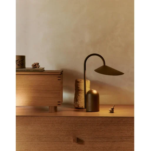 Ferm Living Arum Transportabel Lampe Tea Green