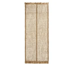 Ferm Living Athens Stripes Gulvtáppe 80x200 Natural/Off White