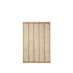 Ferm Living Athens Stripes Gulvtáppe 140x200 Natural/Off White