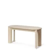 Ferm Living Bevel Bánk Hvid Olieret Bøg