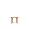 Ferm Living Bevel Rundt SpisebordØ117 Hvid/Egetrá