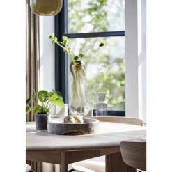 Ferm Living Bevel Rundt SpisebordØ117 Hvid/Bøg