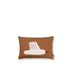 Ferm Living Bird Quilted Pude Rektangulár Sugar Kelp