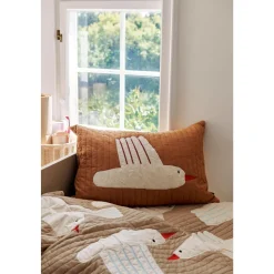 Ferm Living Bird Quilted Pude Rektangulár Sugar Kelp