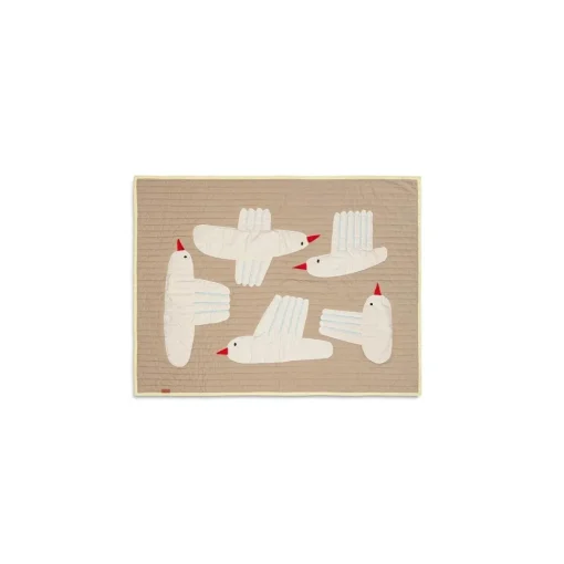 Ferm Living Bird Quilted Táppe Sand