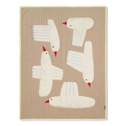 Ferm Living Bird Quilted Táppe Sand