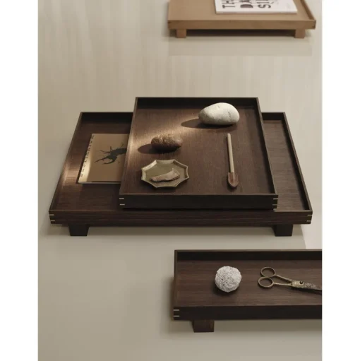 Ferm Living Bon Wooden Bakke Lille Røget Eg