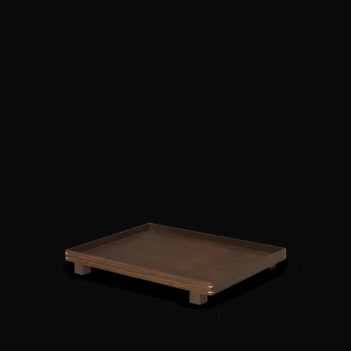 Ferm Living Bon Wooden Bakke Stor Røget Eg