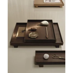Ferm Living Bon Wooden Bakke Ekstra Lille Røget Eg