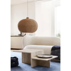 Ferm Living Braided Belly Lampeskárm Natural