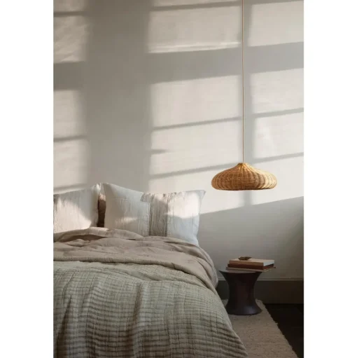 Ferm Living Braided Disc Lampeskárm Natural