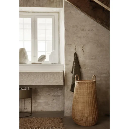 Ferm Living Braided Vasketøjskurv Naturlig