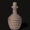 Ferm Living Brura Vase Coffee/Hvid