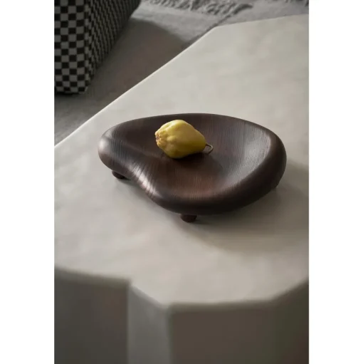 Ferm Living Cairn CenterpieceØ32 Mørkebrun