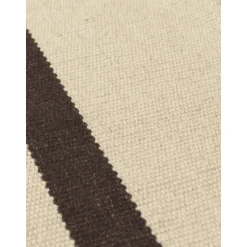 Ferm Living Calm Kelim Gulvtáppe 200x300 Dark Off-White/Coffee