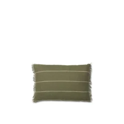Ferm Living Calm Pude Rektangulár 40x60 cm Oliven/Off White