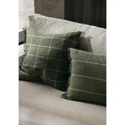 Ferm Living Calm Pude Rektangulár 40x60 cm Oliven/Off White