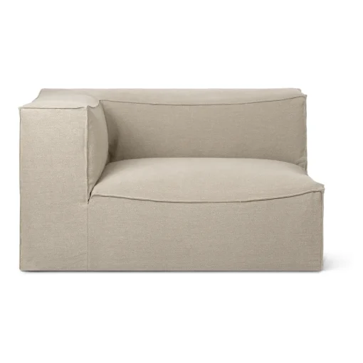 Ferm Living Catena Sofa Armrest L L400 Rich Linen Natural
