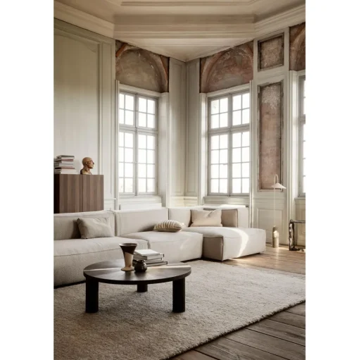 Ferm Living Catena Sofa Center S100 Rich Linen Natural