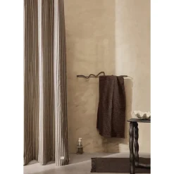 Ferm Living Chambray Badeforháng Sand/Off-white