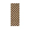 Ferm Living Check Wool Jute Gulvtáppe 70x180 Coffee/Natural