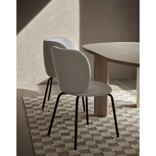 Ferm Living Check Wool Jute Gulvtáppe 200x300 Coffee/Natural