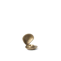 Ferm Living Clam Lysestage Messing