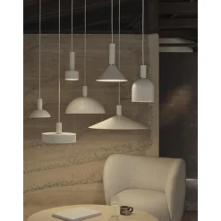 Ferm Living Collect Bell Pendel Lysegrå