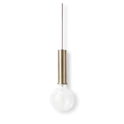 Ferm Living Collect Høj Fatning Messing