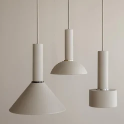 Ferm Living Cone Skárm Lysegrå
