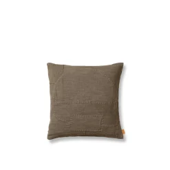 Ferm Living Darn Pude 50x50 cm Mørk/Taupe