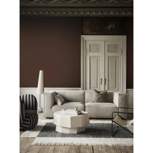 Ferm Living Darn Pude 50x50 cm Mørk/Taupe