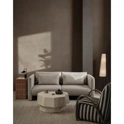 Ferm Living Dase Modul Sofa Højre Soft Bouclé/Mørkebrun