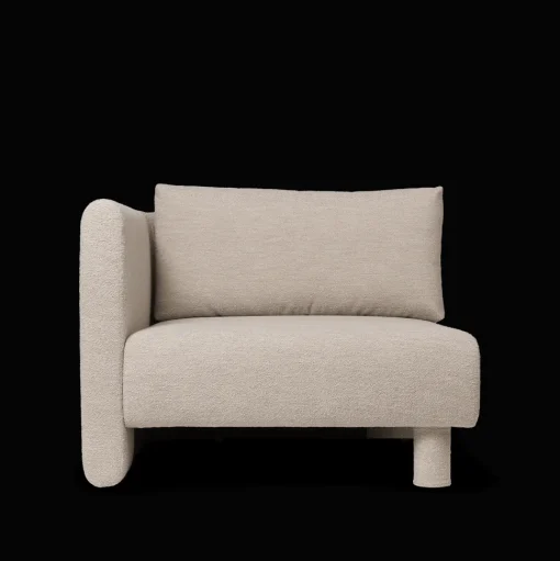 Ferm Living Dase Modul Sofa Venstre Soft Bouclé/Natural