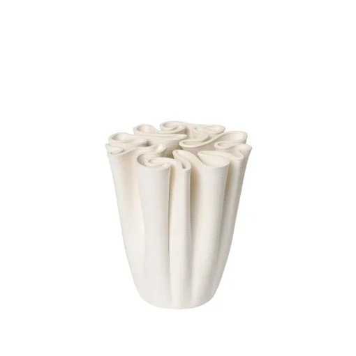 Ferm Living Dedali Vase H18 Off White