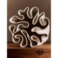 Ferm Living Dedali Vase H18 Off White