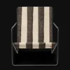 Ferm Living Desert Lánestol Sort/Off-White/Chokolade