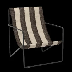 Ferm Living Desert Lánestol Sort/Off-White/Chokolade