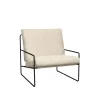 Ferm Living Desert 1-Seater Sofa Bouclé/Sort/Off White