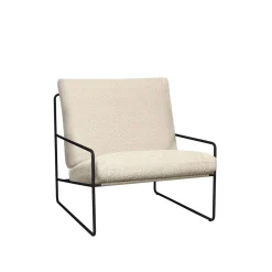 Ferm Living Desert 1-Seater Sofa Bouclé/Sort/Off White