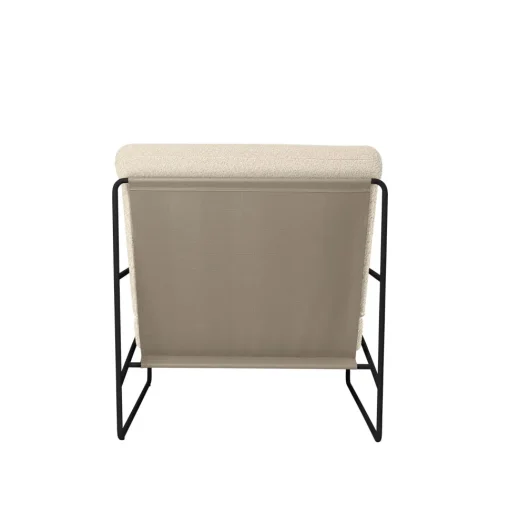 Ferm Living Desert 1-Seater Sofa Bouclé/Sort/Off White