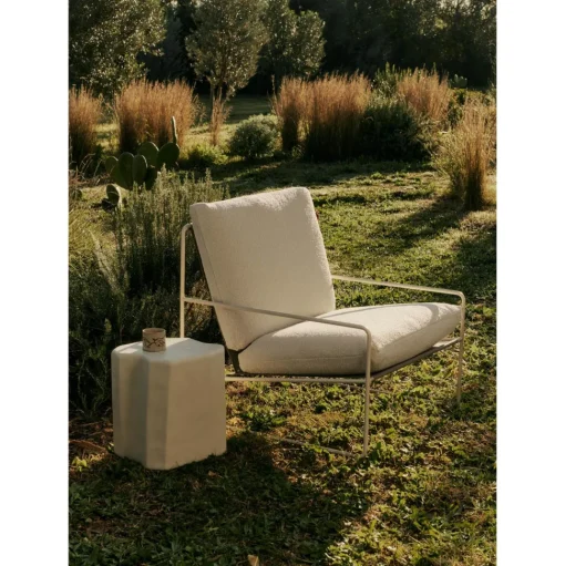 Ferm Living Desert 1-Seater Sofa Bouclé/Sort/Off White