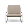 Ferm Living Desert 1-Seater Sofa Dark Sand/Sort
