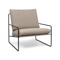 Ferm Living Desert 1-Seater Sofa Dark Sand/Sort