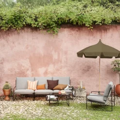 Ferm Living Desert 1-Seater Sofa Dark Sand/Sort