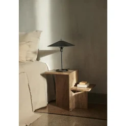 Ferm Living Distinct Sidebord Mørk Brun Travertine